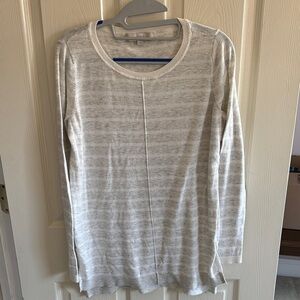 LOFT Light Gray Knit Top